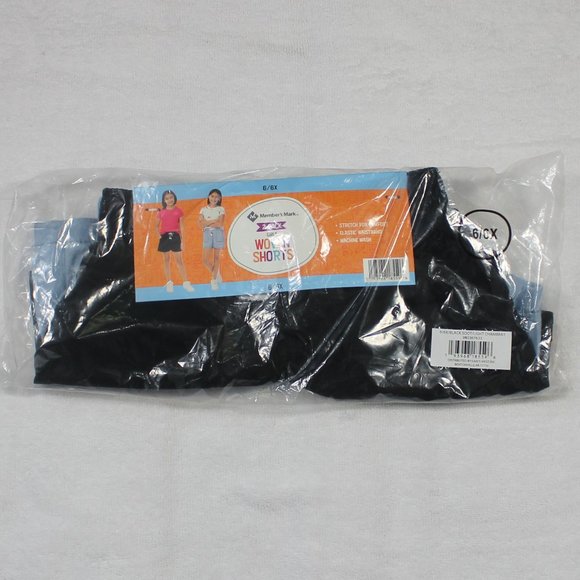 Member's Mark 2-PACK Girl's 6/6x Elastic Waist Woven Shorts - Picture 7 of 7